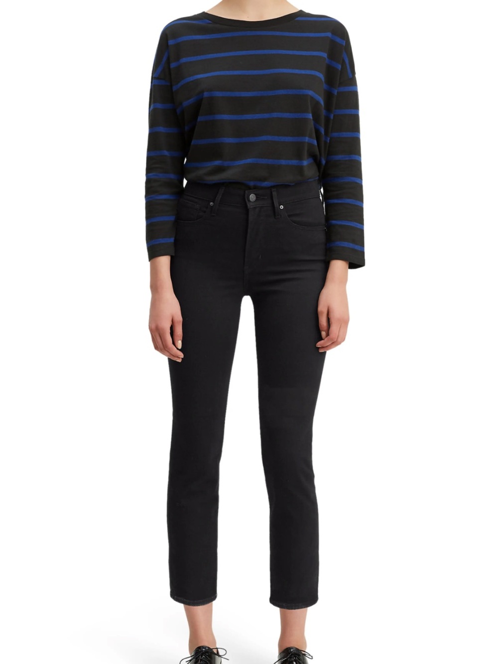 Levi's® 724 Sculpt Hypersoft High Rise Crop Straight Leg Jeans